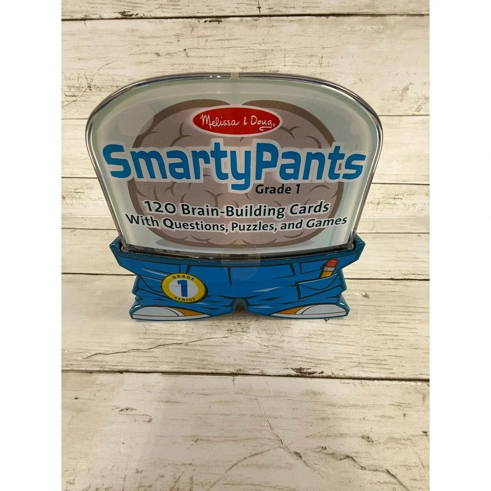 Melissa & Doug Smarty Pants Grade 1 Educational‎ Set 120 Brain Building Cards